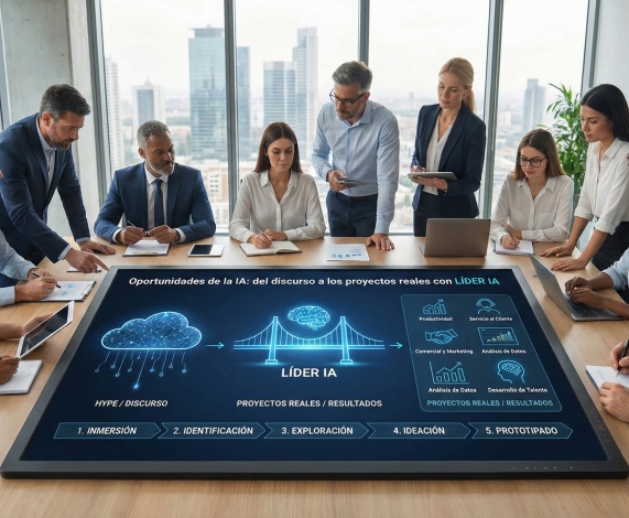 Oportunidades de la IA: del discurso a los proyectos reales con LÍDER IA
